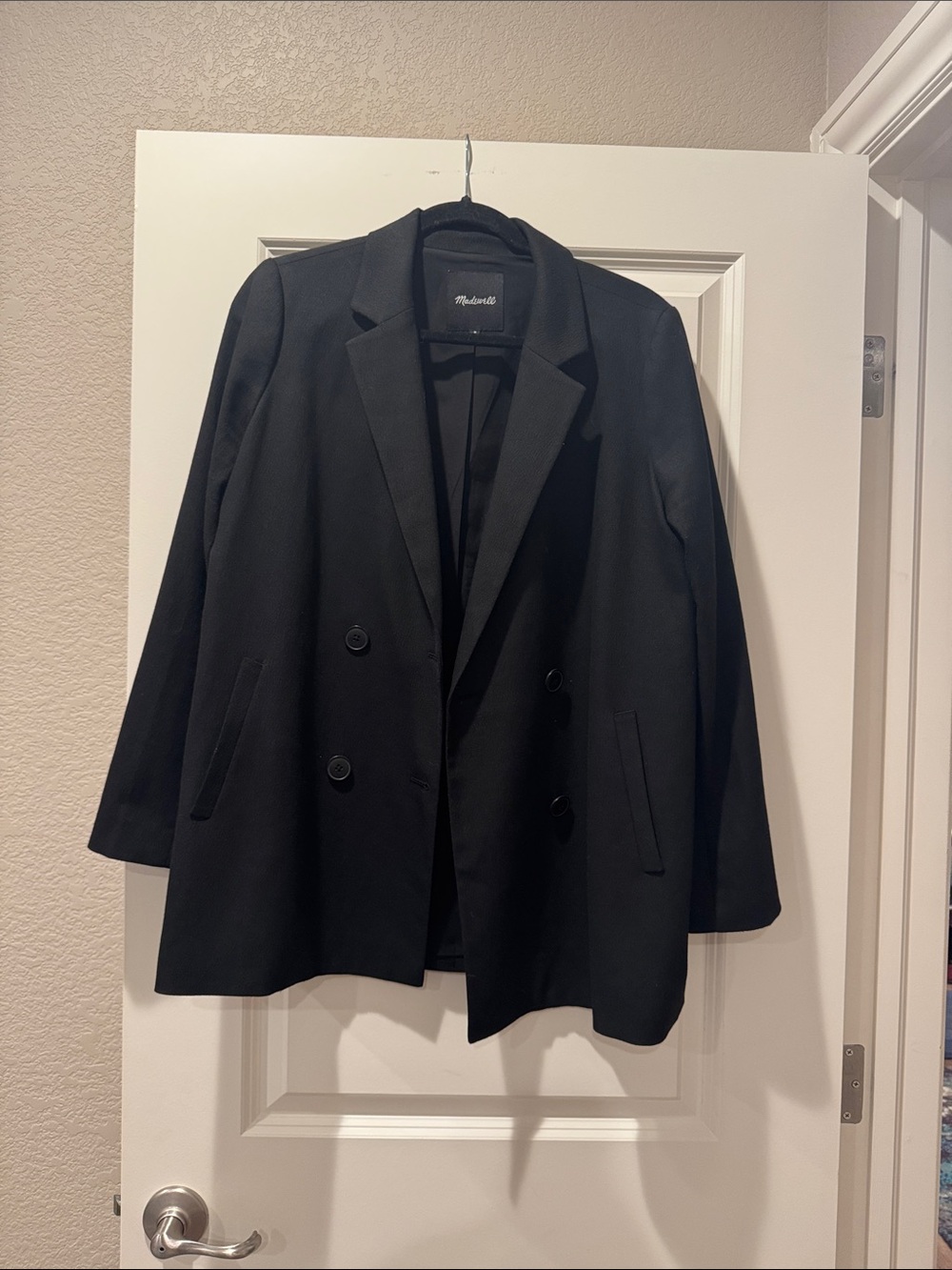 Madewell Oversized Black Blazer Size Medium